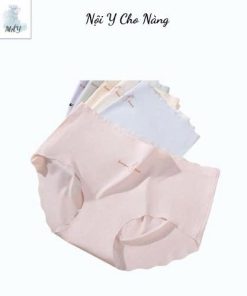 Quần Lót Nữ Không Viền Chống Tụt Chất Su Lụa Băng Mát Lạnh