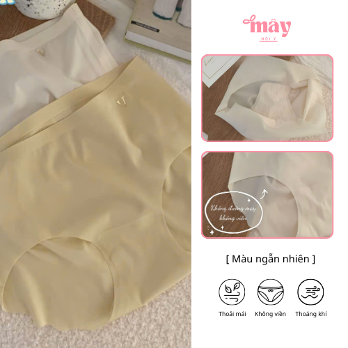Set 5 Quần Lót Nữ Su Đúc Không Lộ Viền, Thoáng Khí, Thoải Mái