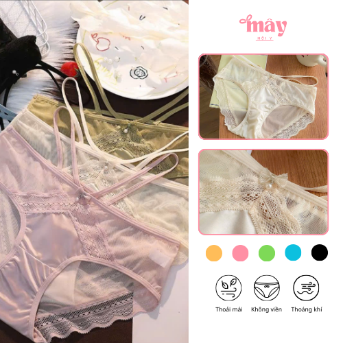 Quần Lót Ren Lụa Cao Cấp, Mềm Mại, Quyến Rũ