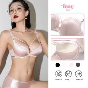 Set Quần Áo Lót Nữ Lụa Ren Mềm Mại Cao Cấp, Mút Dày 2cm Nâng Đẩy, Không Ngọng Mềm Mại